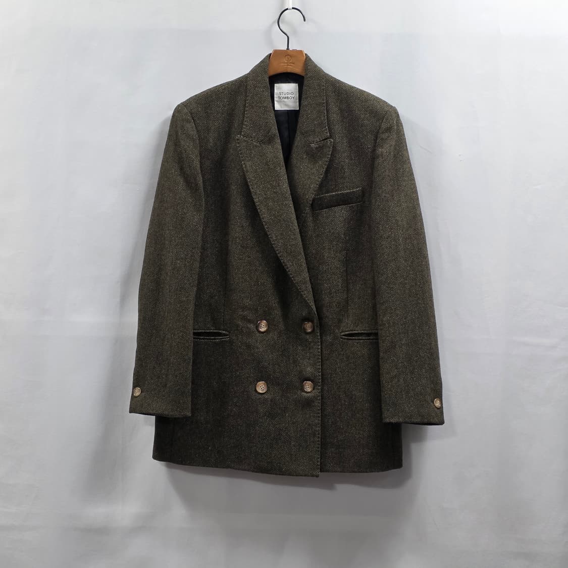 0710 스튜디오 톰보이 클래식 울 더블 자켓 S~M 상품이미지1