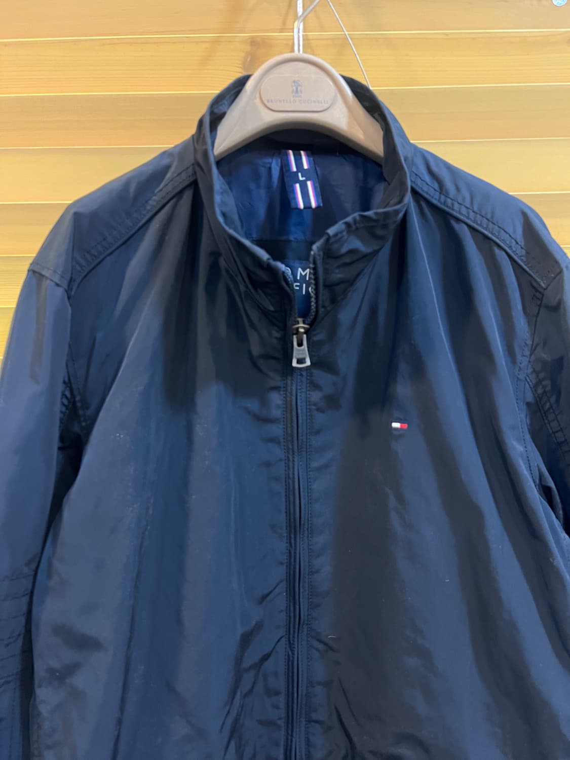 타미힐피거 남성 네이비 바람막이점퍼 간절기점퍼 상품이미지1