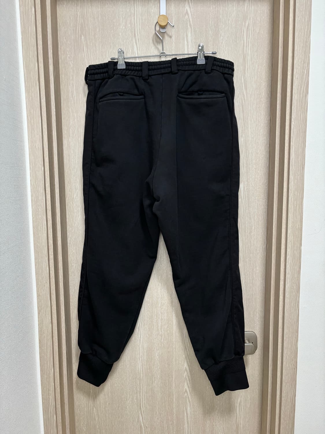 준지 스웻 밴딩 조거팬츠48/블랙 상품이미지2