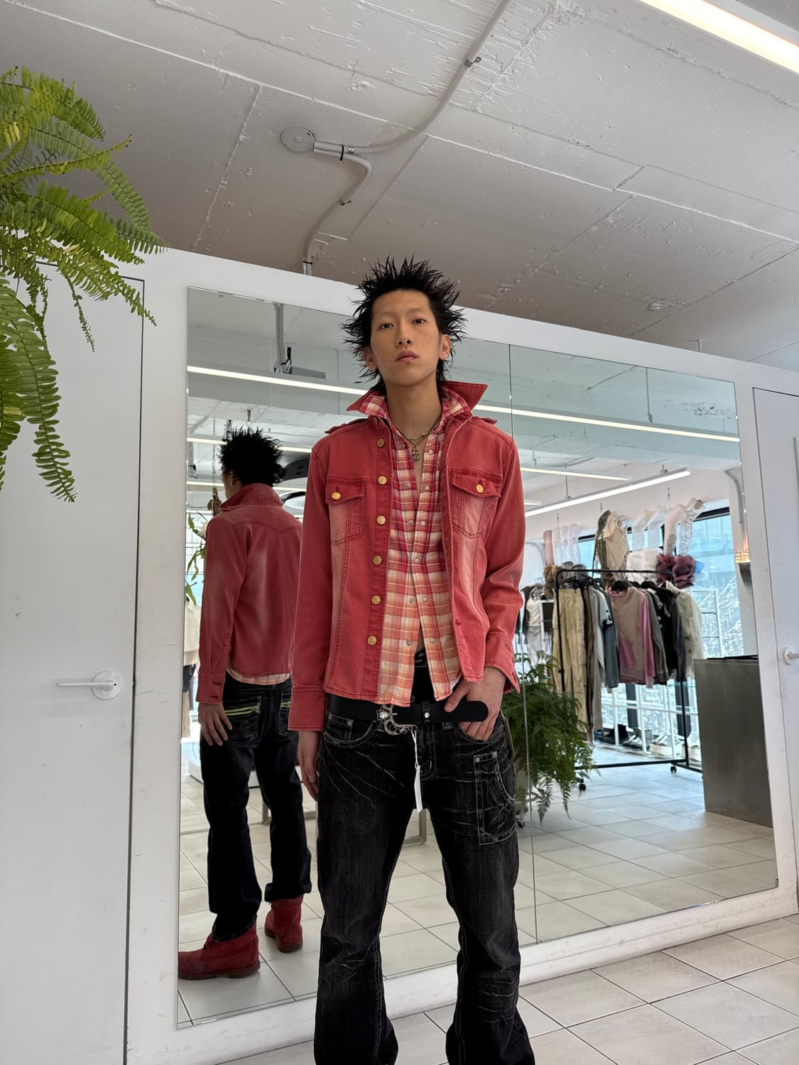 washed denim jacket 상품이미지1