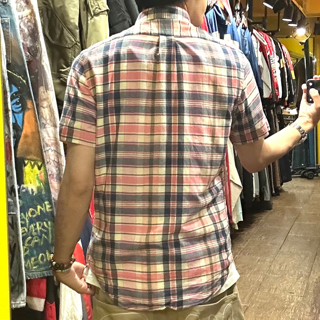 [HI] 폴로 랄프로렌 반팔 셔츠 체크블루 상품이미지5