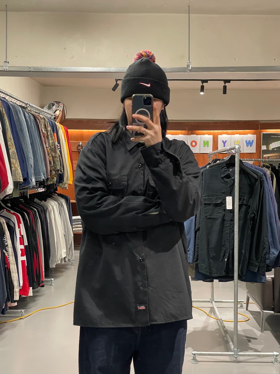 디키즈 워크 셔츠(블랙)   상품이미지1