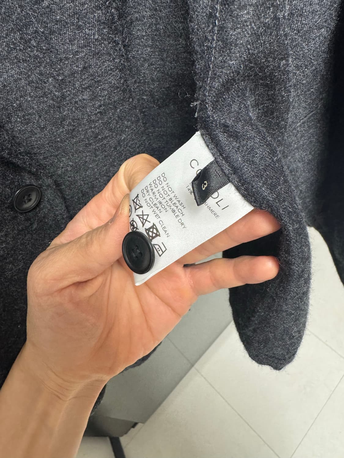 [3/3]코모리 캐시미어실크 셋업 판매합니다 상품이미지2