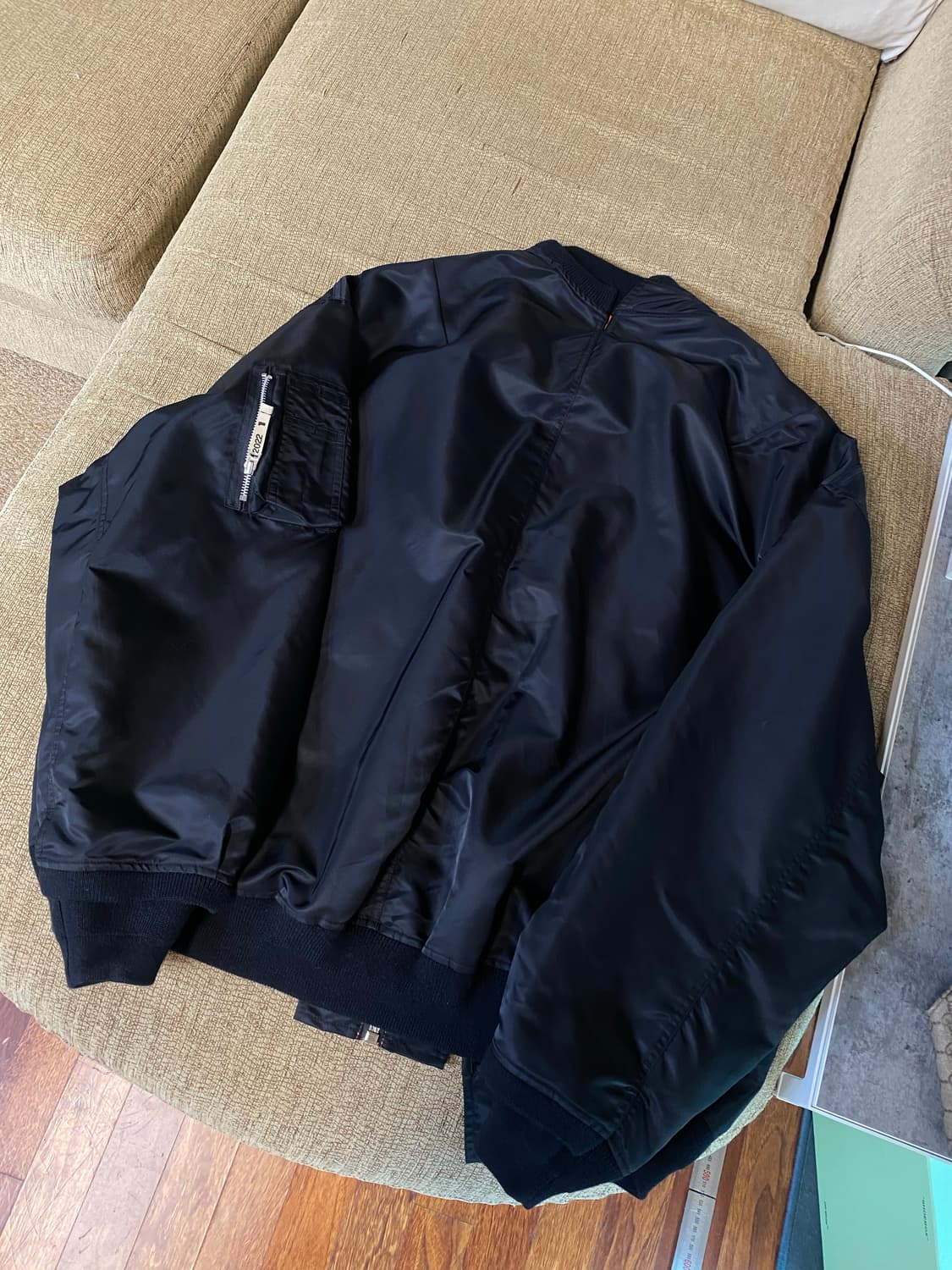 미하라 야스히로 슬라이스 피스 MA-1 봄버자켓 - 105~110사이즈 상품이미지10