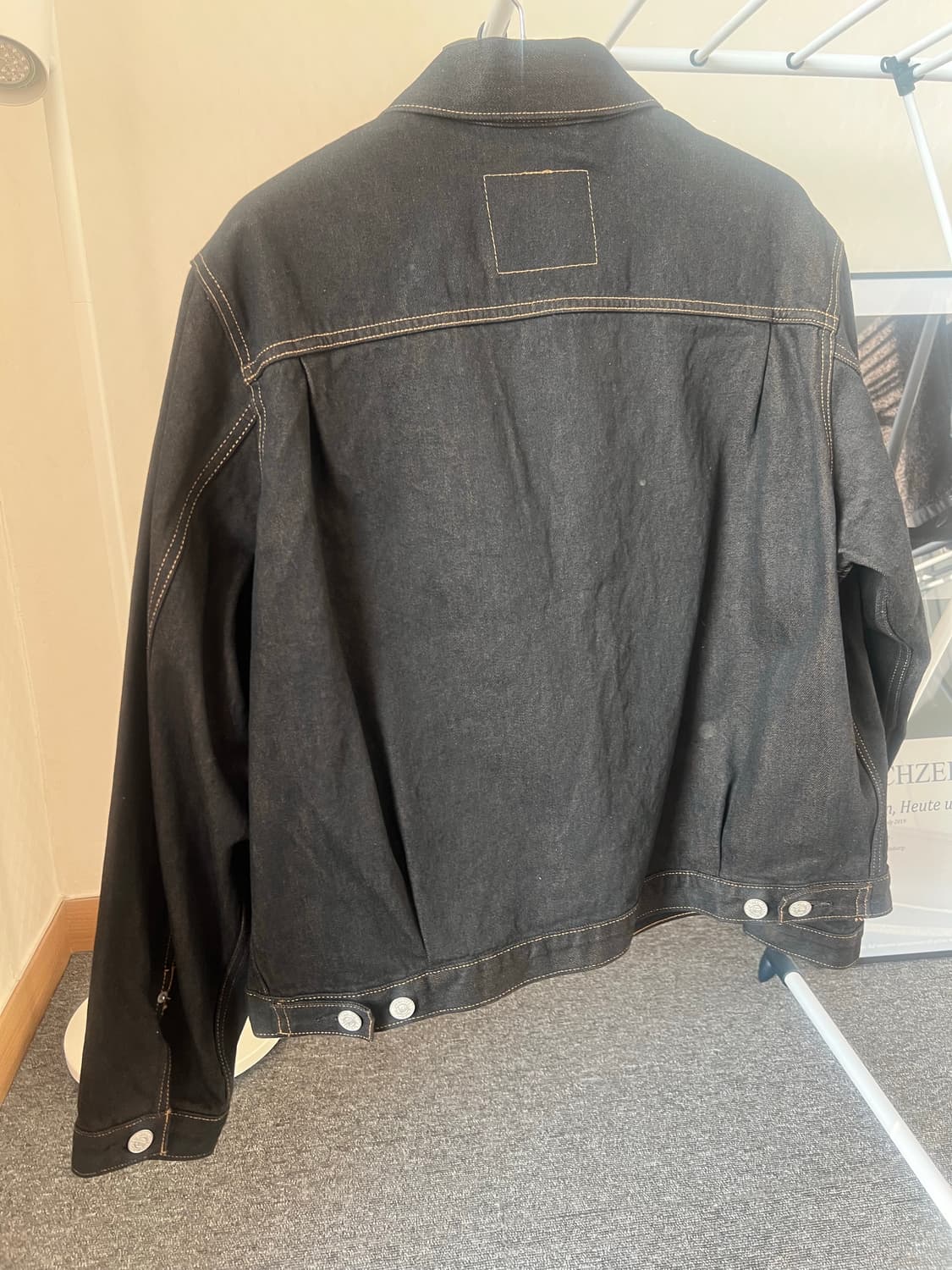 스투시 x 리바이스 크리스피 린스 트러커 자켓 블랙 L 상품이미지2