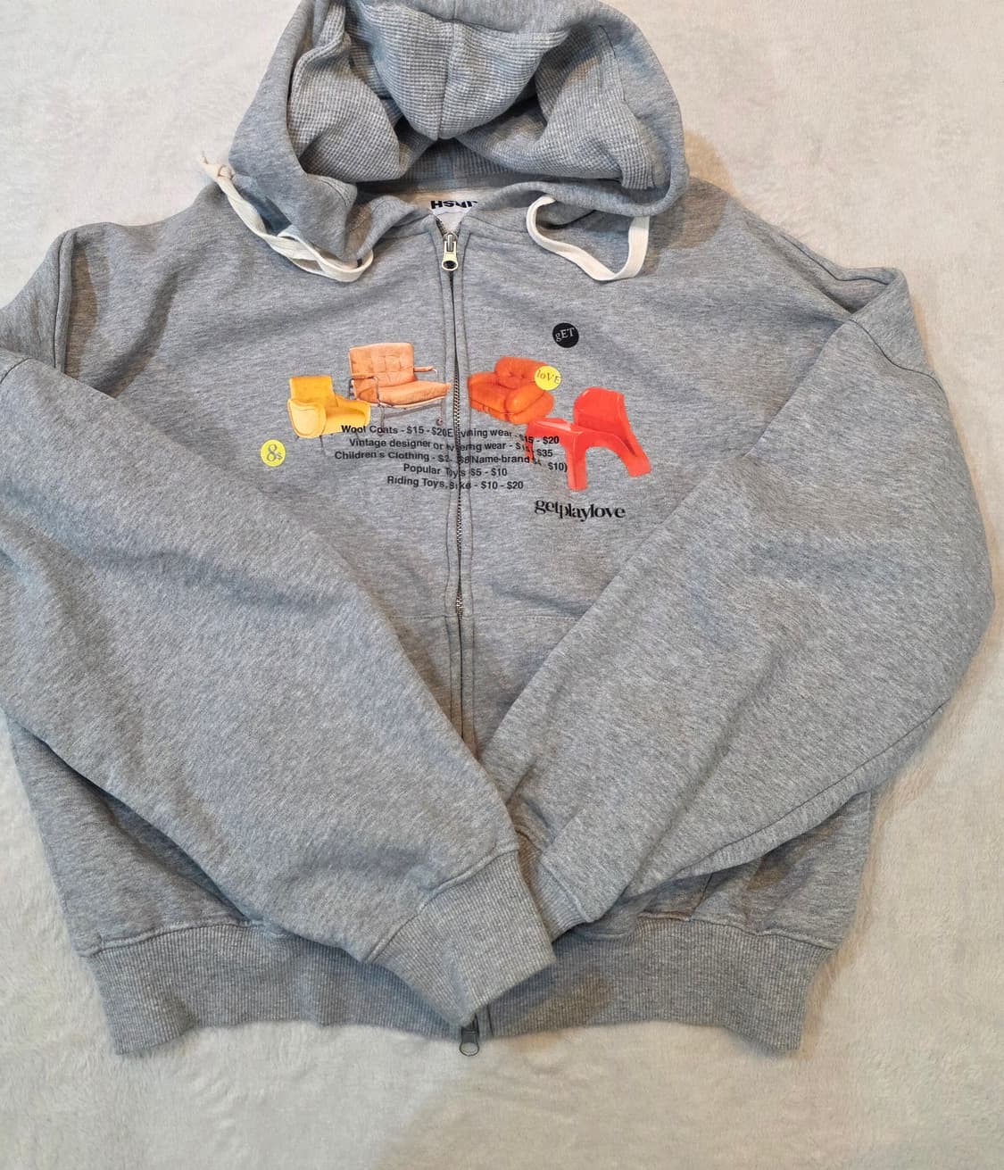 (여성) 케쥬얼 빈티지 후드집업 상품이미지2