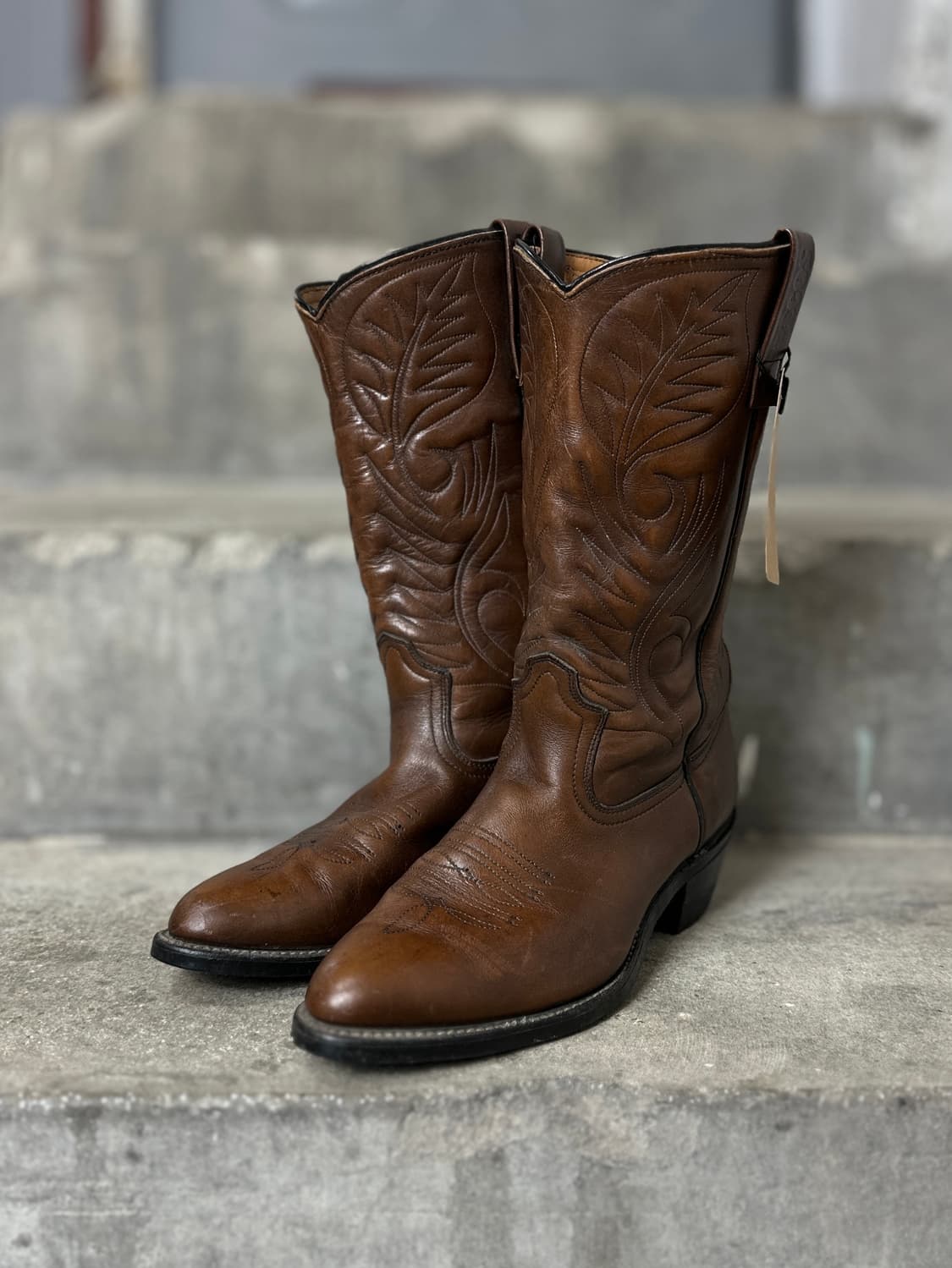 90's USA Made 레드윙 페코스 웨스턴 부츠 상품이미지1