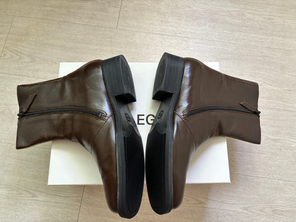 [43] 아워레가시 카미온 부츠 올리브 레더 상품이미지4