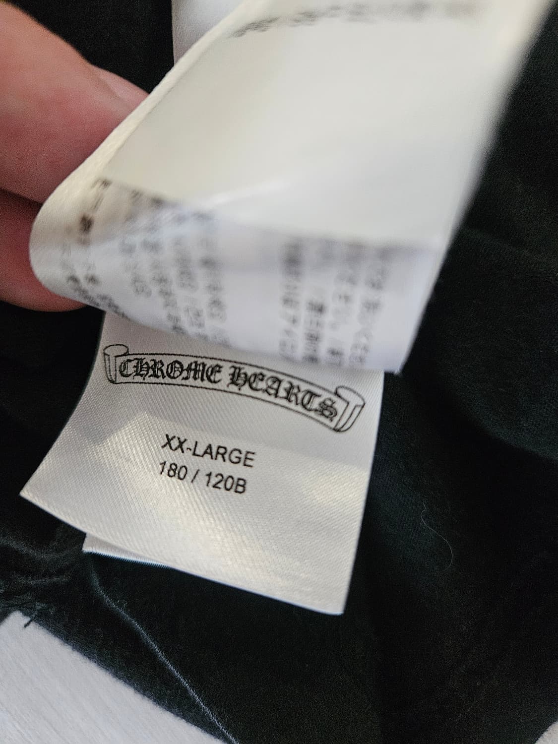 크롬하츠 롱슬리브 2xl 한글택 xxl 상품이미지7