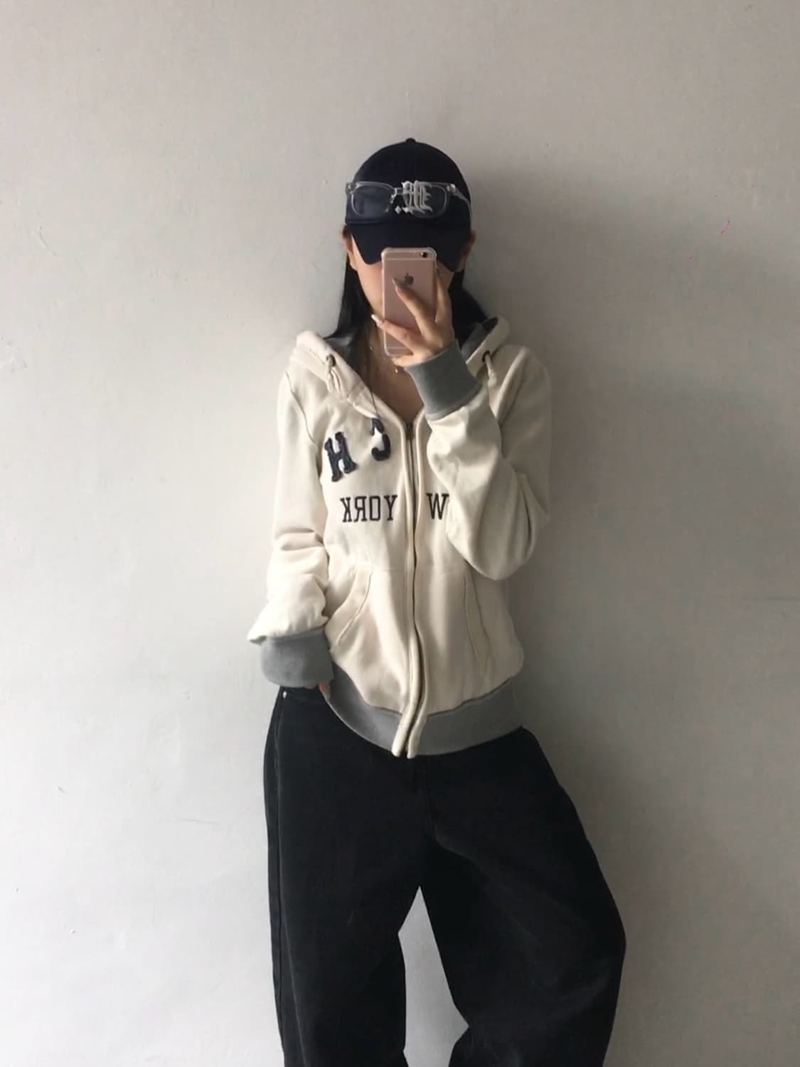 아베크롬비 자수 패치로고 후드집업 상품이미지1