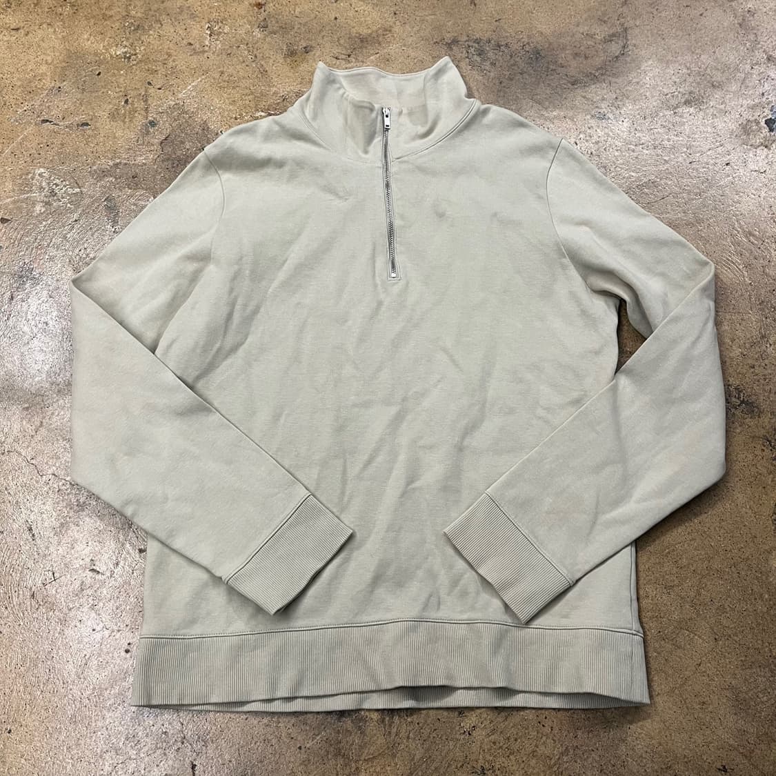 [정품/M] 코스 베이지 하프집업 맨투맨 b14 상품이미지2