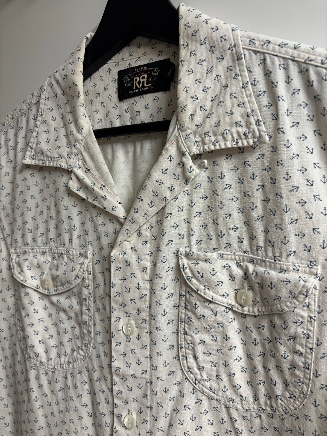 [S] RRL 앵커 샴브레이 캠프셔츠  상품이미지3