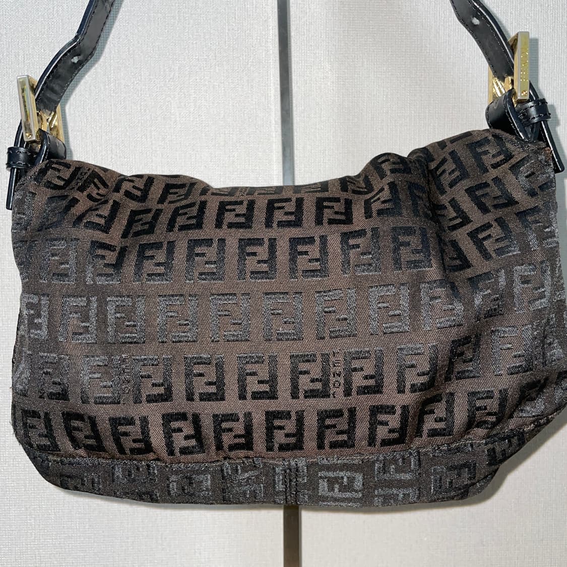 빈티지 펜디 주카 미니숄더백 (브라운/금장) 상품이미지3