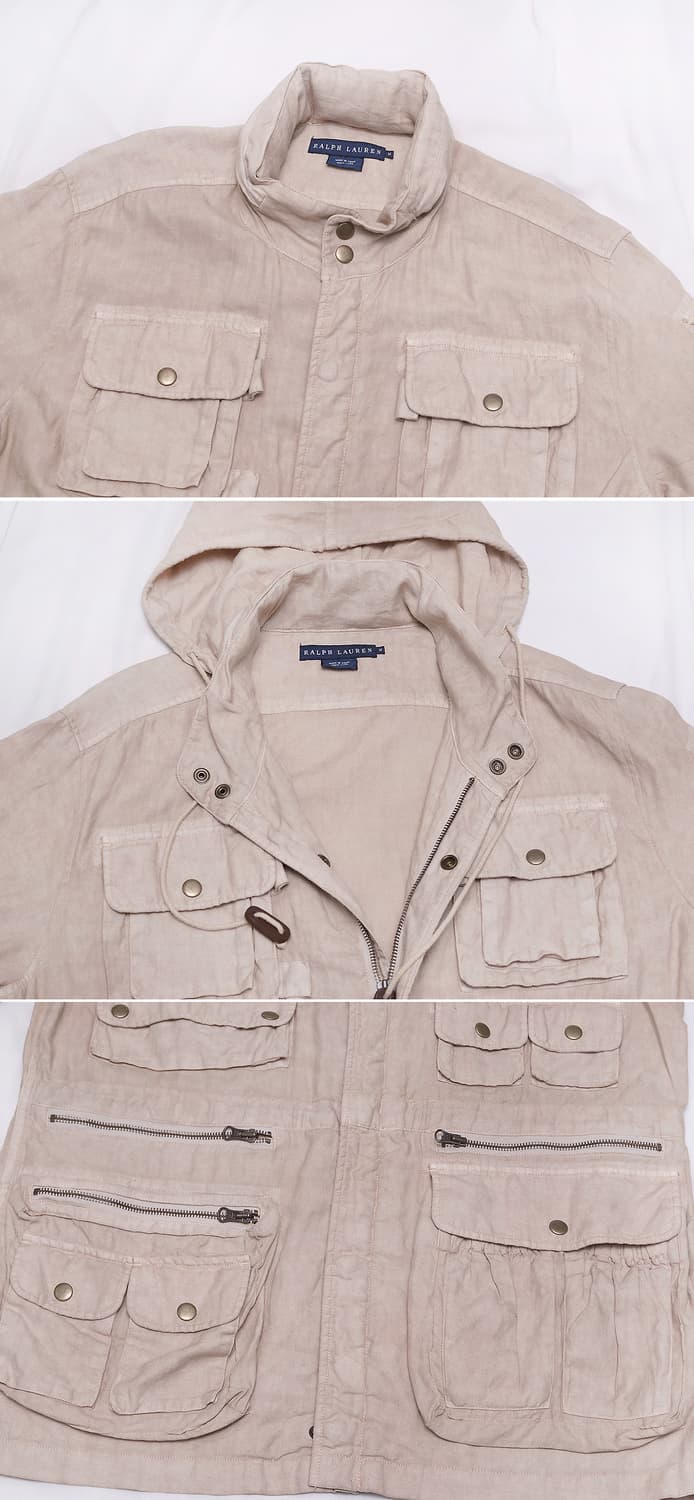 랄프로렌 (RL) 린넨 멀티포켓 헌팅 필드자켓 (M95/ 100+) 상품이미지4
