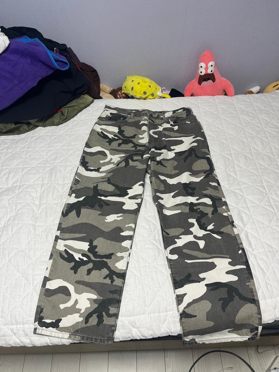 스투시 big ol jean 스노우 카모 32 상품이미지3