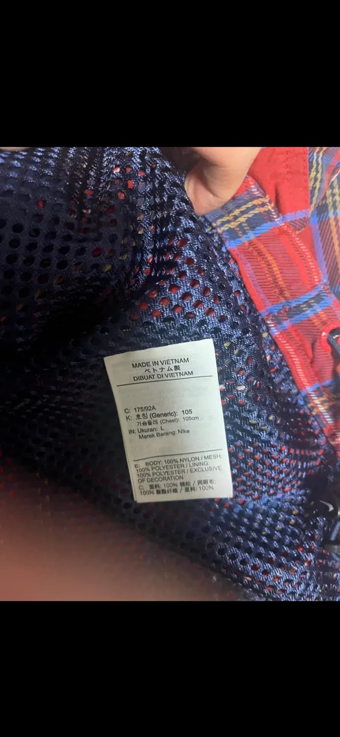 나이키 lab NRG USA 체크 플래드 스우시 스트라이프 자켓 상품이미지2