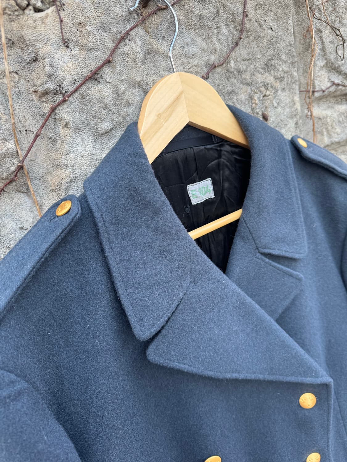 60s 스웨덴군 오리지널 울 코트 상품이미지6