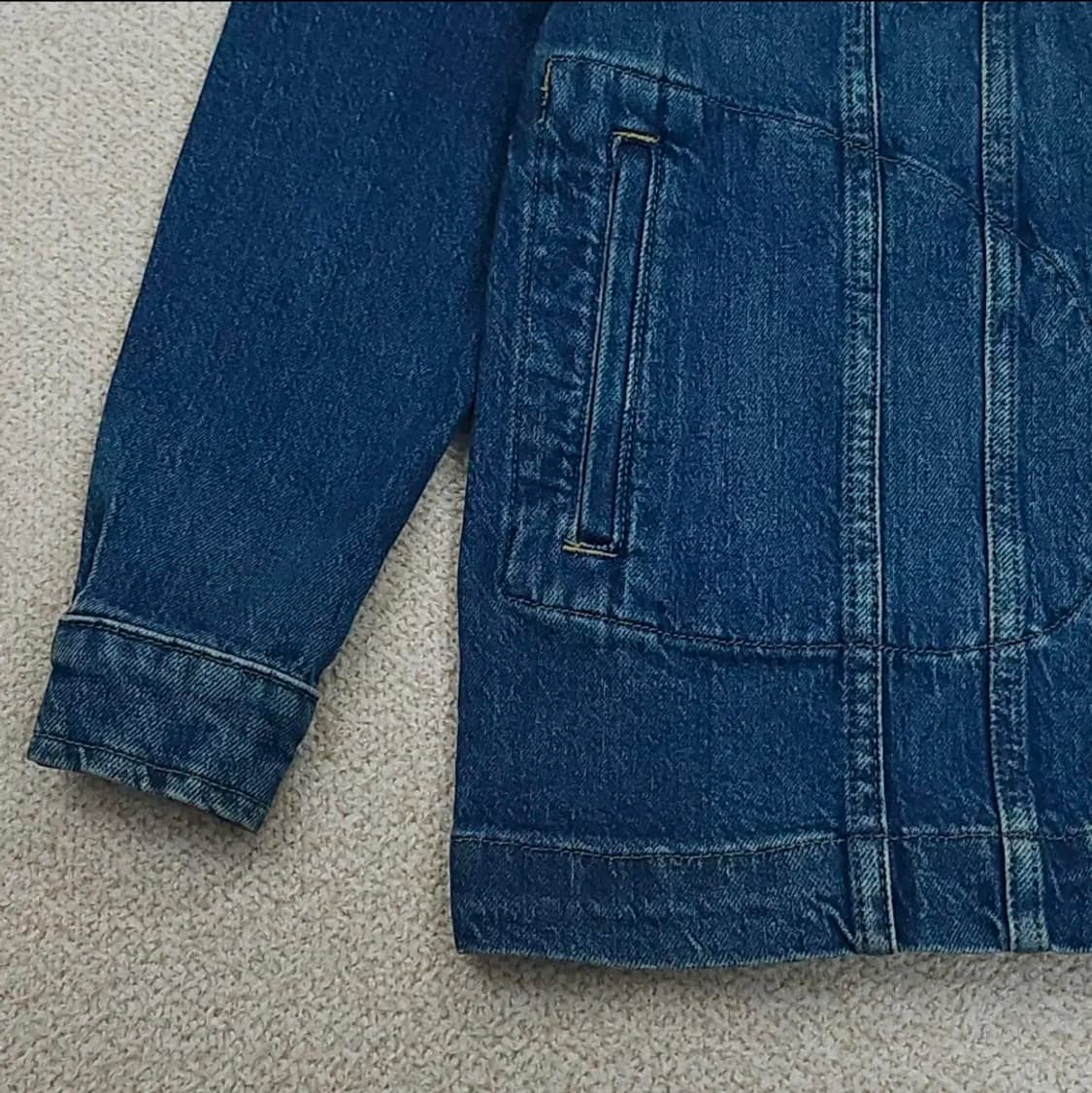 (XXS)랄프로렌 벨트 데님 필트 청자켓 상품이미지5