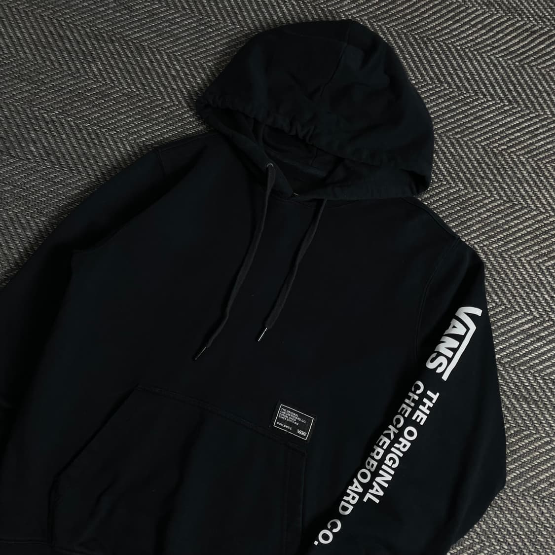 반스 오리지날 체커보드 후드 티셔츠 블랙 y 3669 상품이미지1