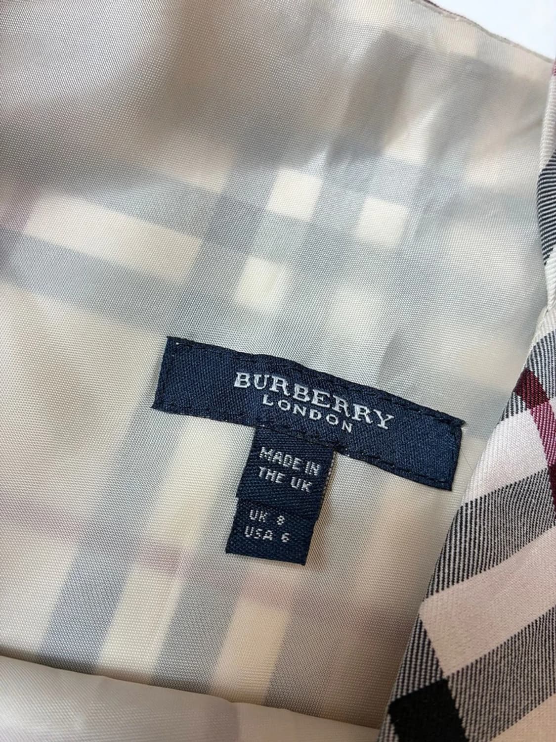 버버리 노바 체크 뷔스티에 미니 원피스 PN9699 상품이미지5