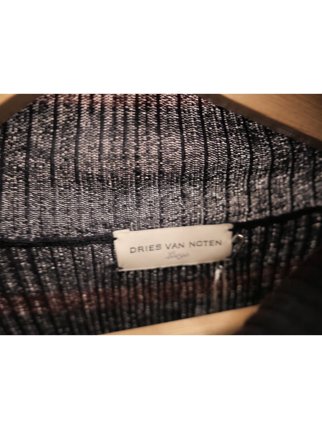 드리스 반 노튼 스트라이프 터틀넥 니트 상품이미지3