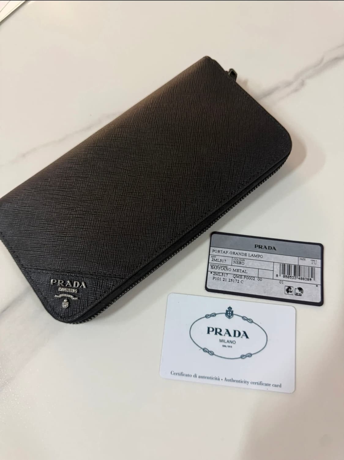 프라다 사피아노 장지갑 새제품 상품이미지2