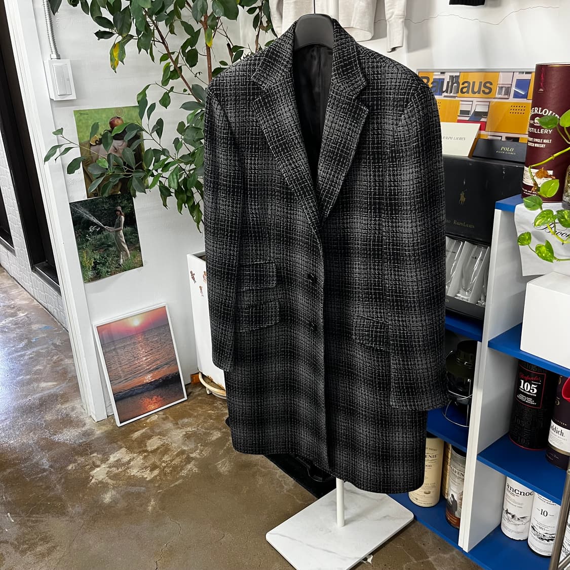 버버리 라나울 싱글 코트 54R 상품이미지1