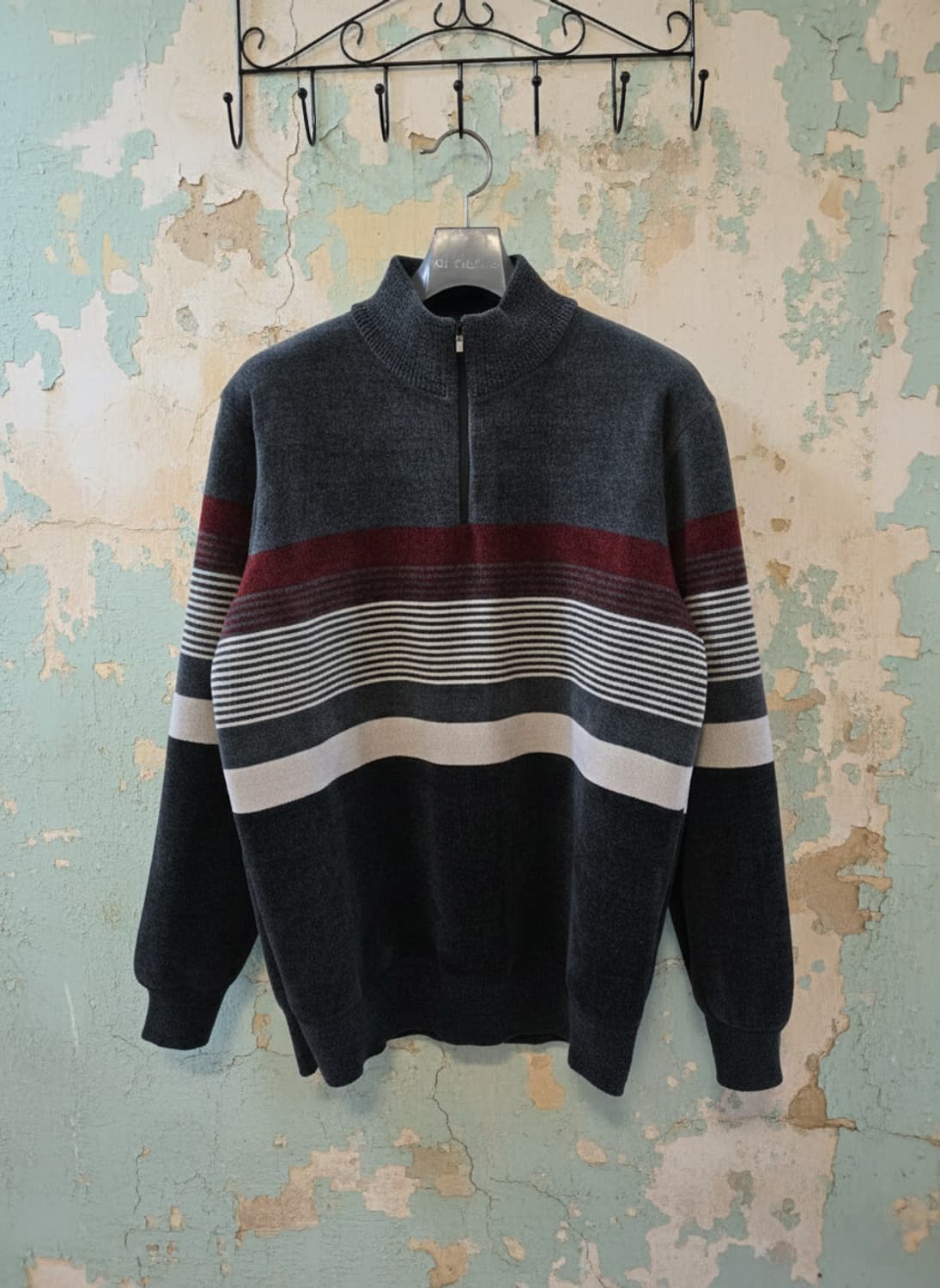 Park Town 남성 반집업 니트 100 상품이미지1