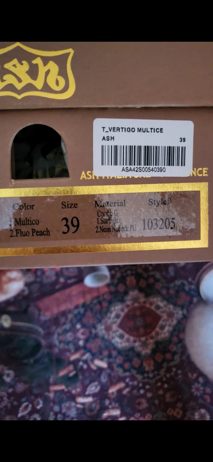 Ash 버티고 멀티코 버클 스타스터드 스니커즈 39 상품이미지2