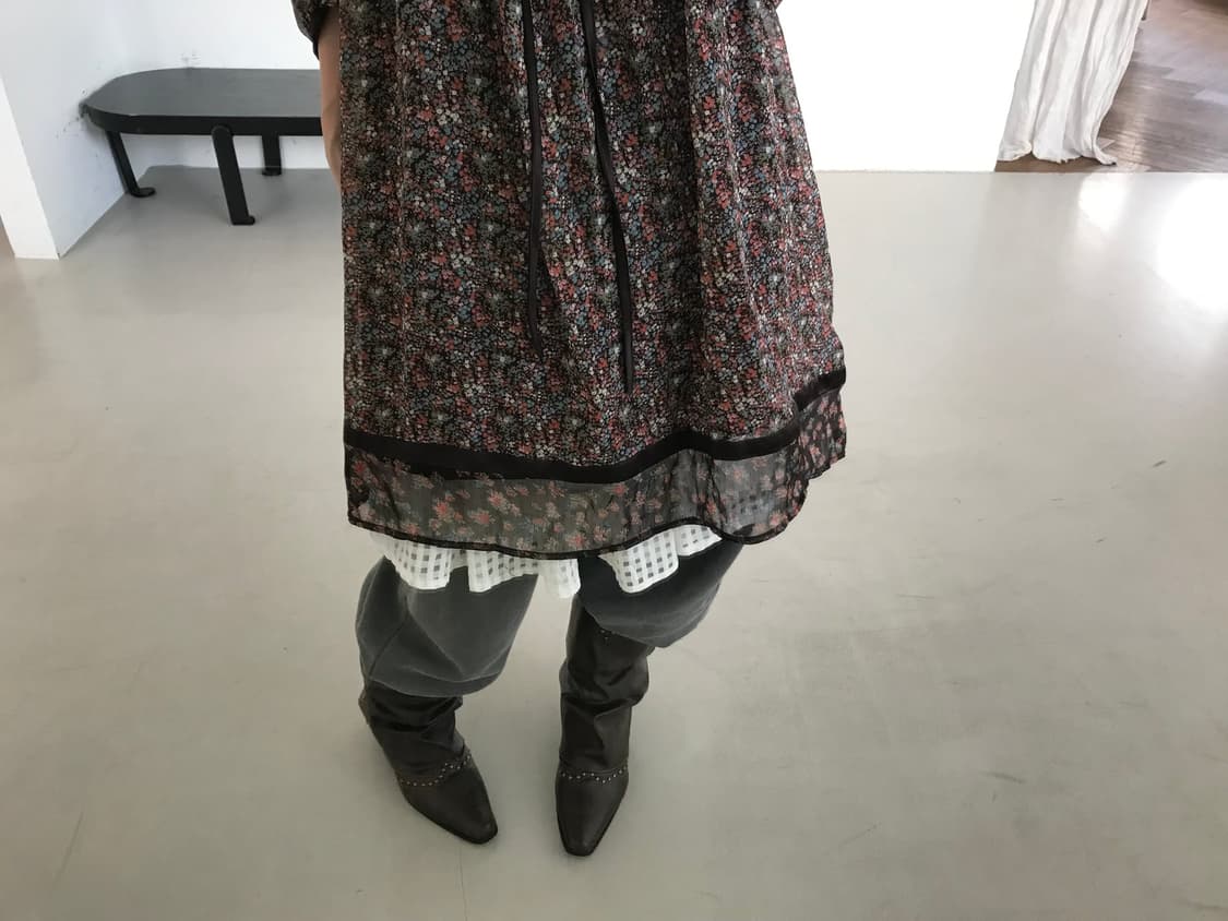 vintage pattern one-piece 상품이미지8