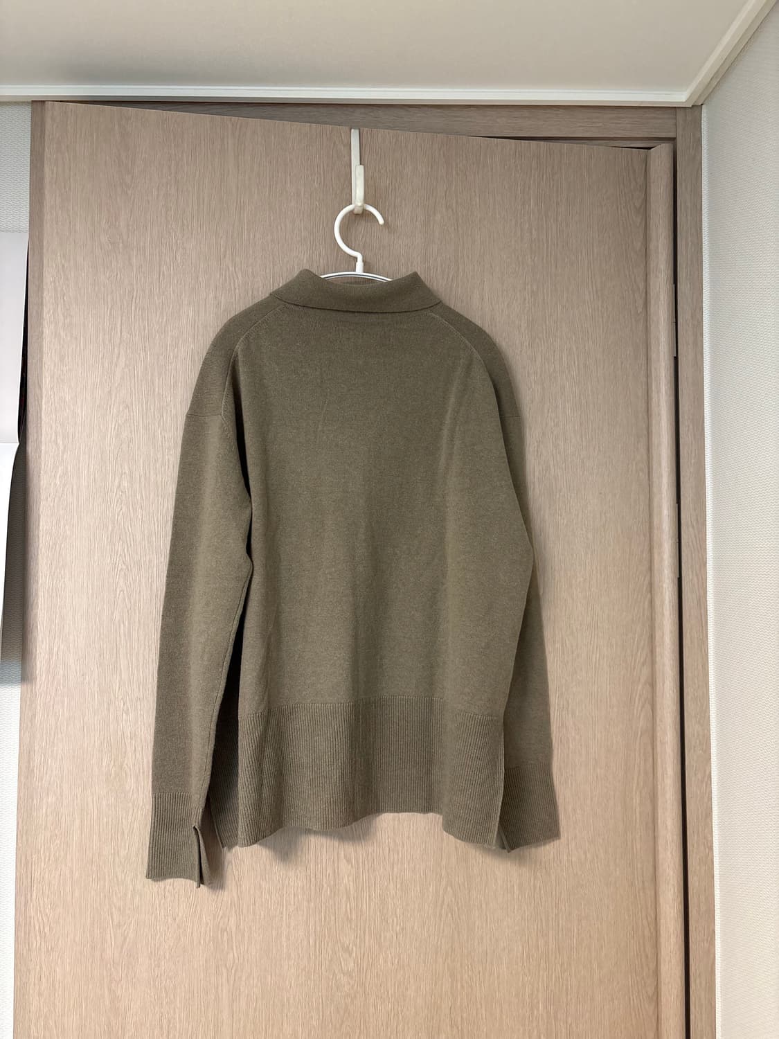 스튜디오니콜슨 울캐시 카라니트 새상품 상품이미지2