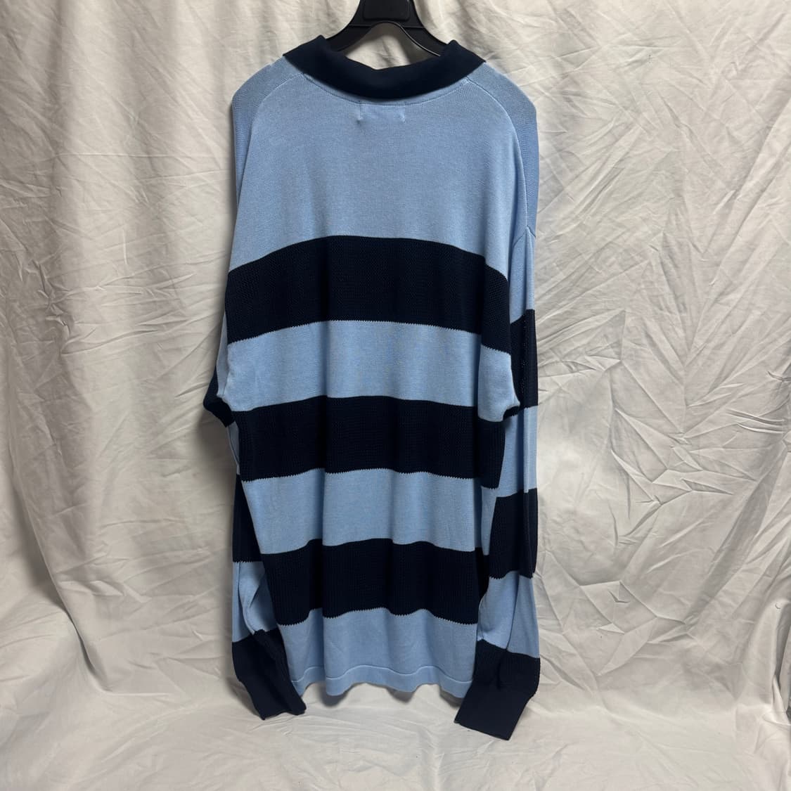 베이프 자카드 멀티로고 스트라이프 니트 L 상품이미지4