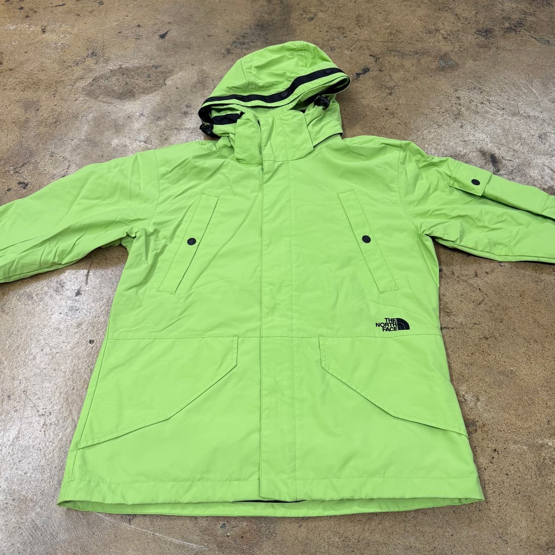 [정품/95] 노스페이스 미들로고 고프코어 바람막이 자켓 b14 상품이미지3