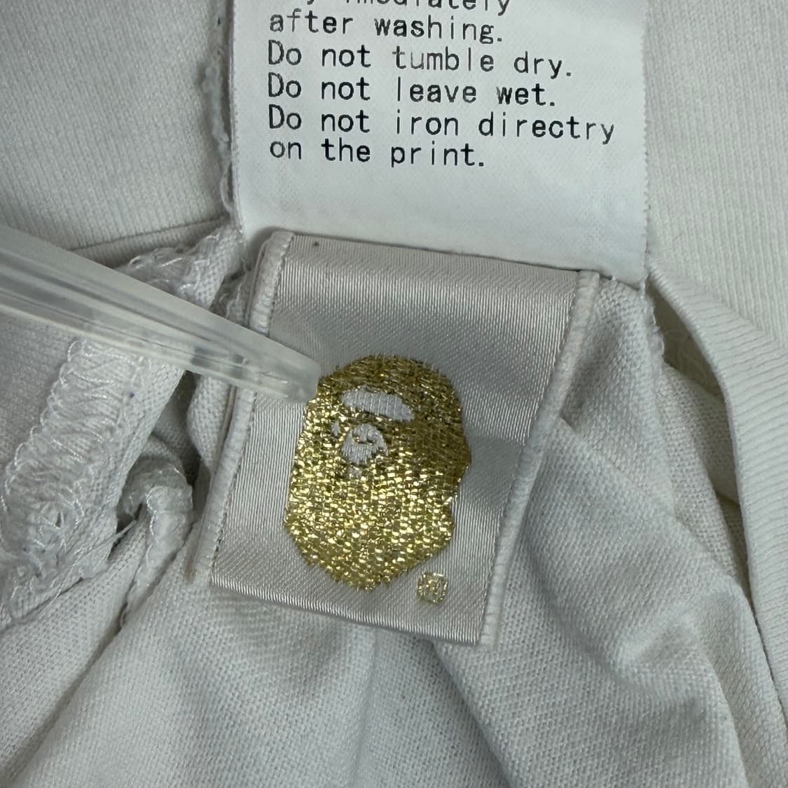 베이프 스타 프린팅 브이넥 반팔 티셔츠 상품이미지9