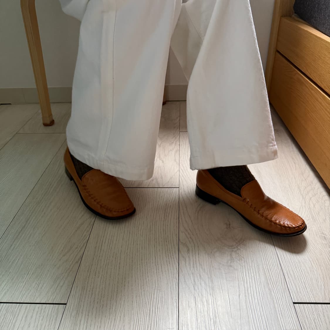 Margaret Howell stitched moc loafer 상품이미지3