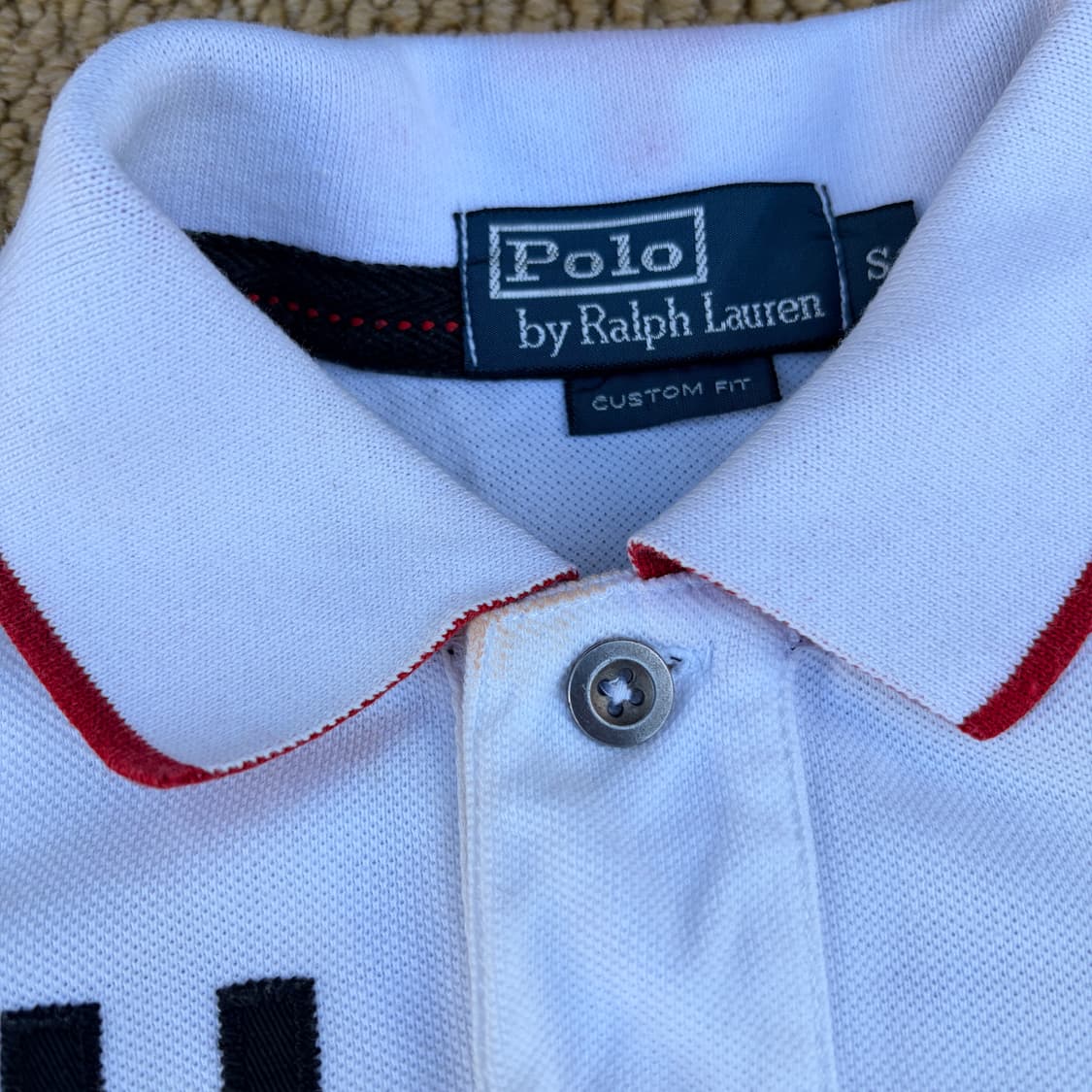 식케이 착용)폴로랄프로렌 스위스 치프카프 블랙 빅포니 PK카라 반팔 티셔 상품이미지6