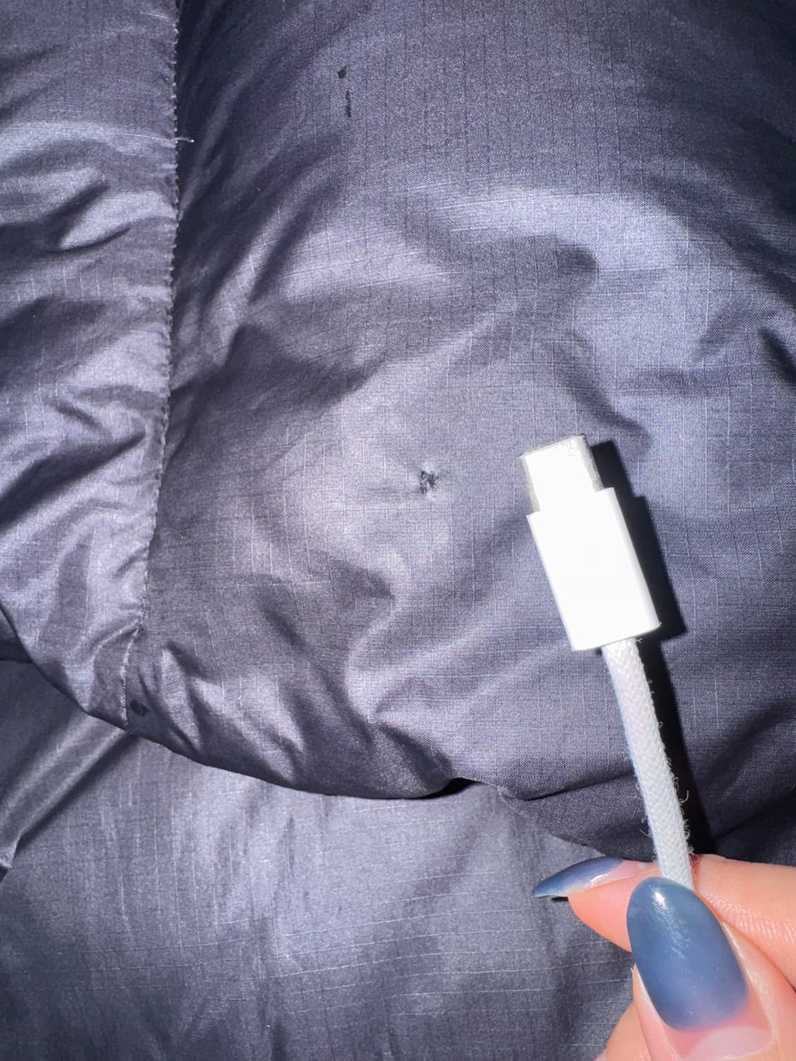 노스페이스 눕시 패딩 블랙 s 상품이미지4