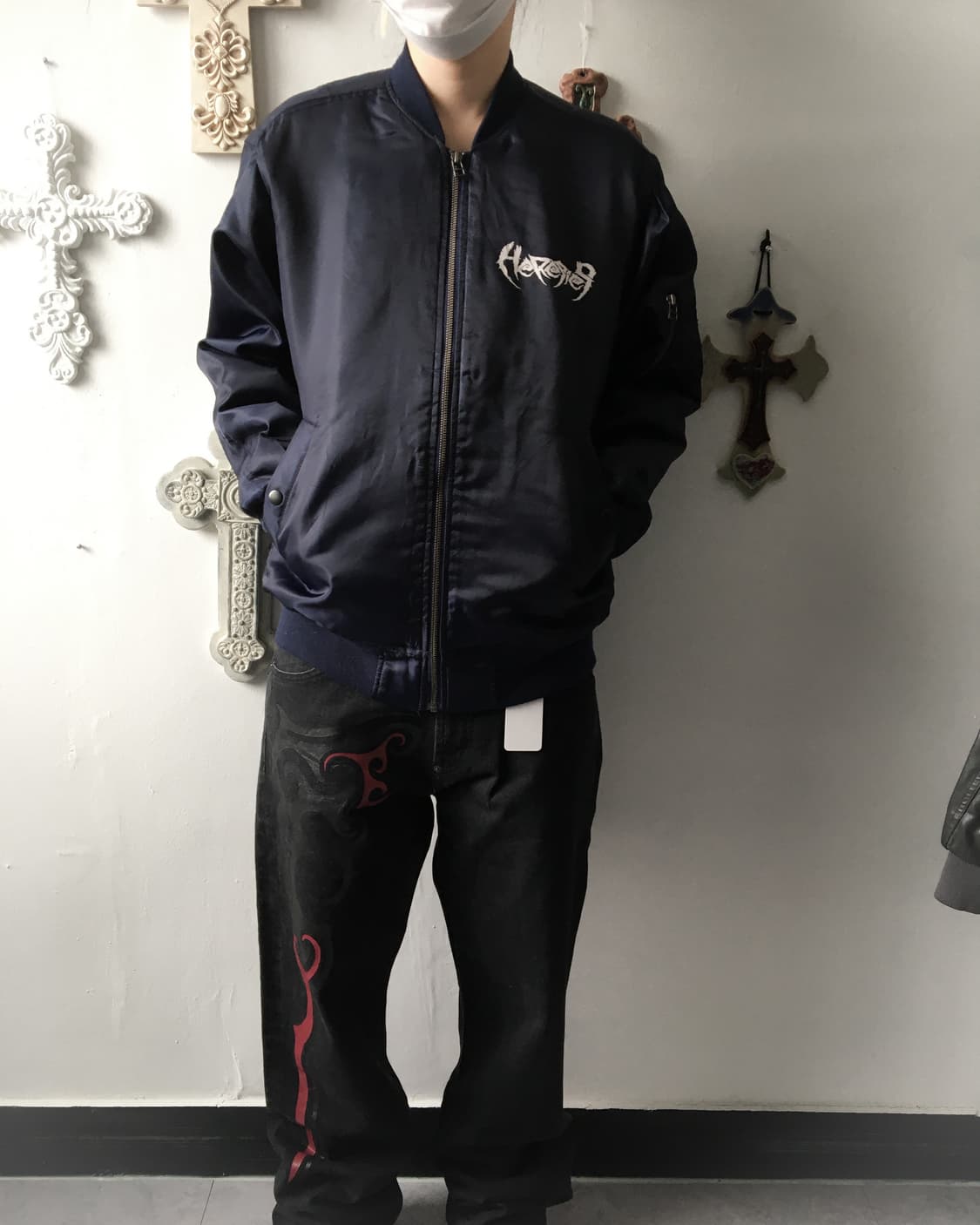 Back printing point ma 1 jacket 상품이미지5