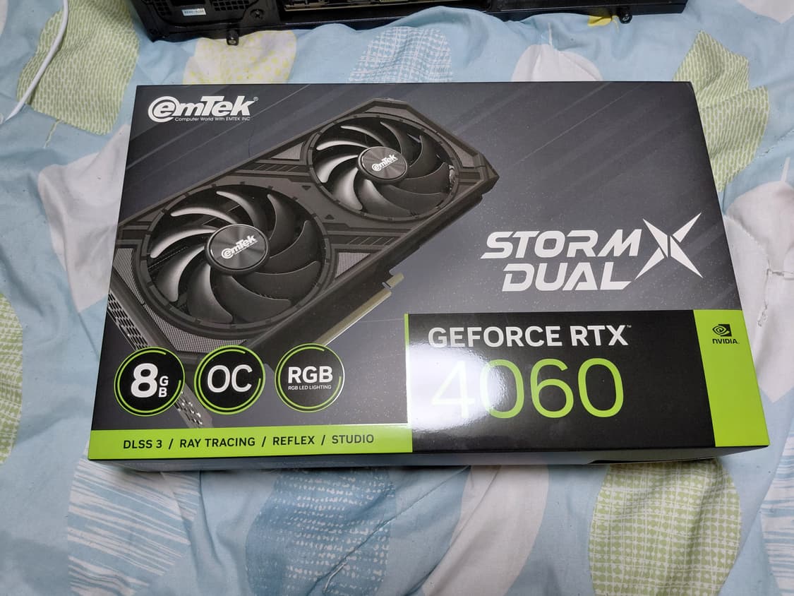 Emtek RTX 4060 Storm Dual 8GB 그래픽카드 상품이미지1