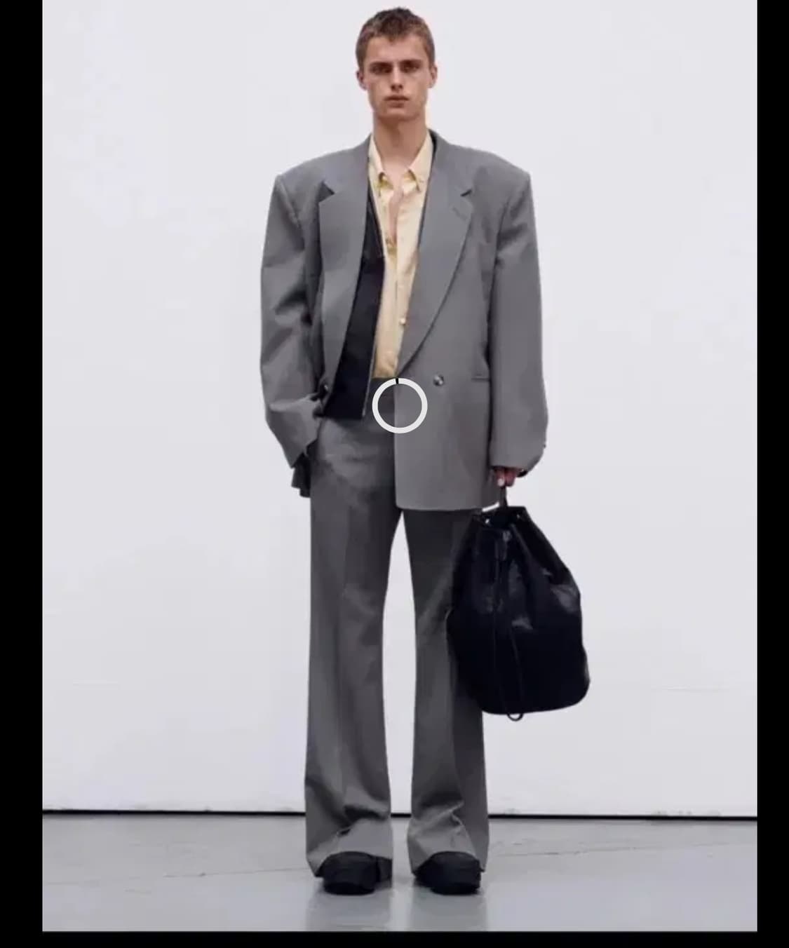 렉토 그루브 블레이저 자켓 그레이 L 상품이미지1