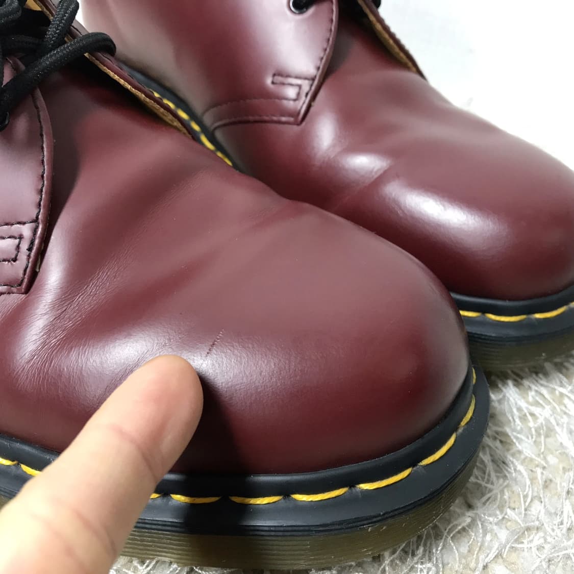 닥터마틴 체리색 3홀 워커 남성270 상품이미지3