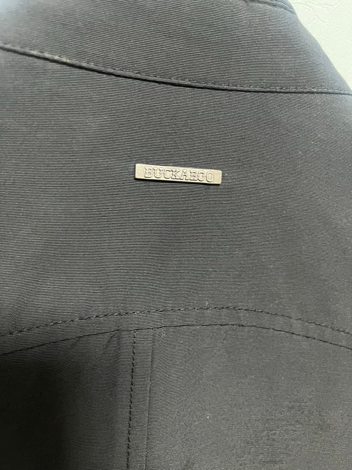 버커루 블랙 봄버 자켓 M 상품이미지5