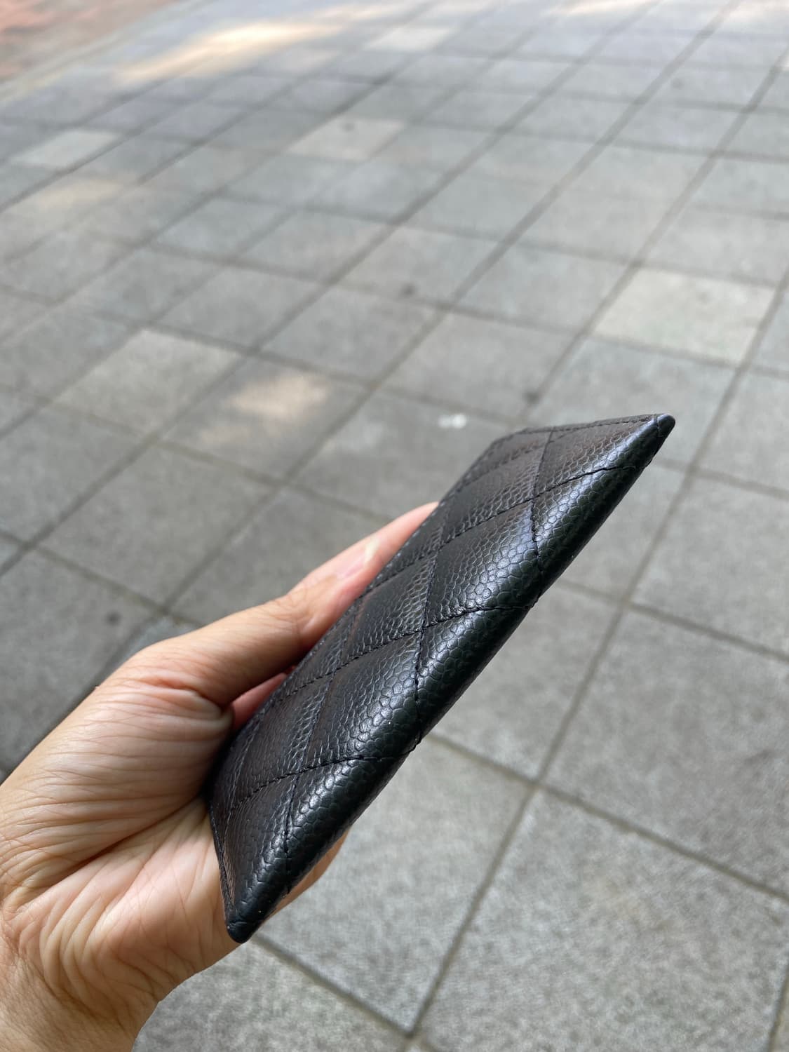 샤넬 클래식 카드슬롯 카드홀더 캐비어 은장 상품이미지3