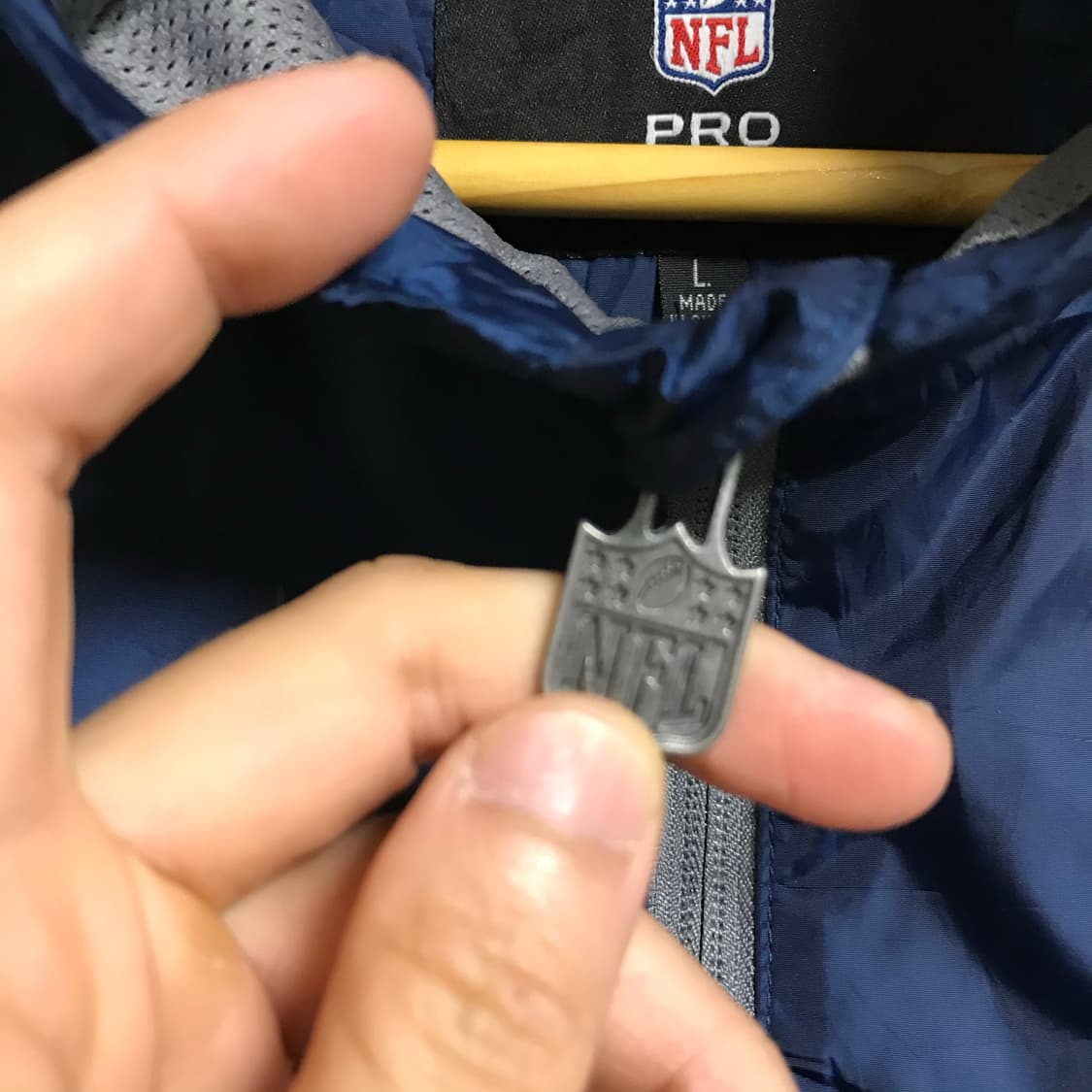 NFL 댈러스 카우보이스 후디 바람막이 상품이미지5