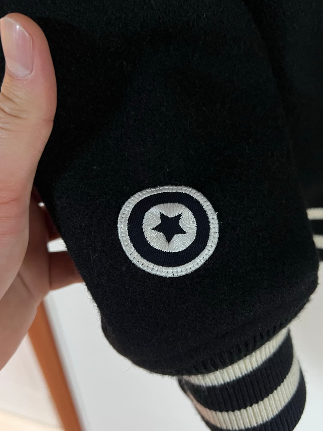 베이프 멜튼 울 샤크 바시티 자켓 상품이미지4