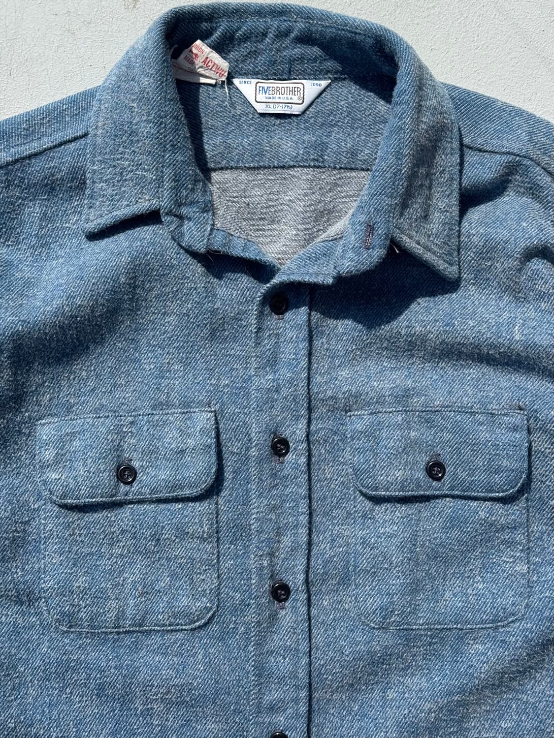 빈티지 파이브브라더 프란넬 셔츠 USA  상품이미지2