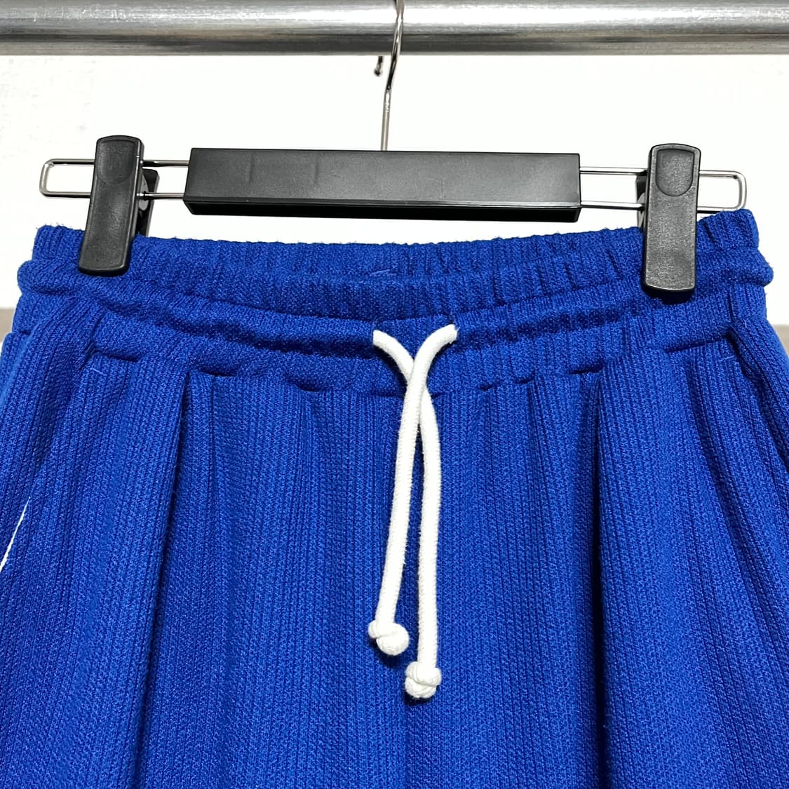 아디다스 블루 와이드 트레이닝 팬츠 S 상품이미지2