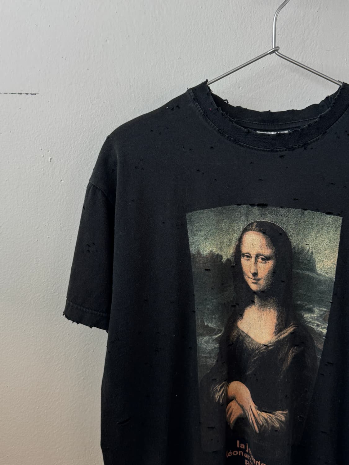 90s italian mona lisa art t shirt 상품이미지2