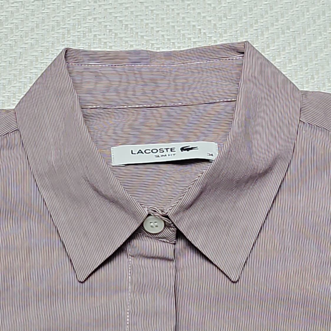 [라코스테] 여성 슬림핏 셔츠 34 상품이미지3