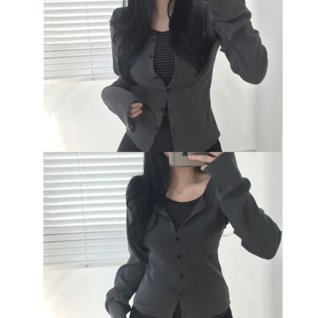 스트라이프 레이어드 티셔츠 상품이미지2